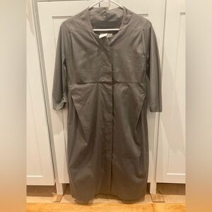 ‘S MaxMara Charcoal Long Sleeve Dress
